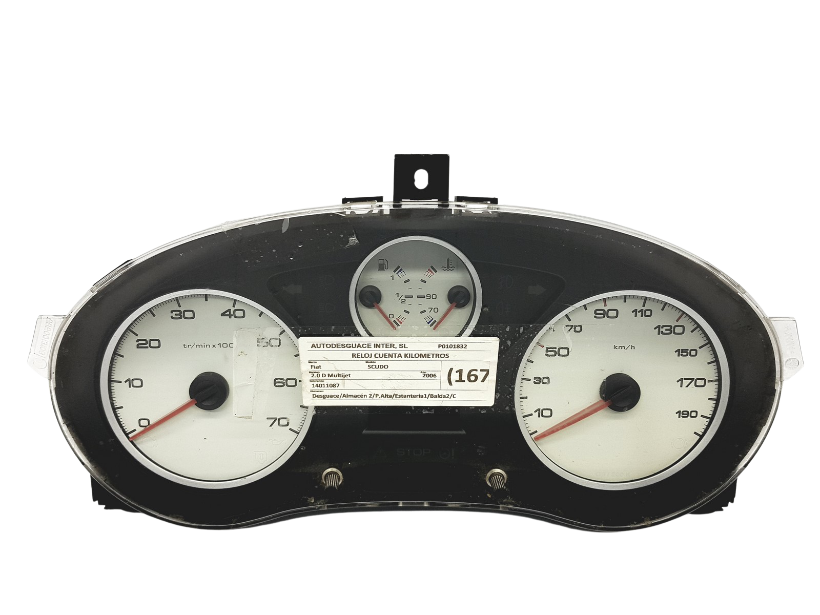 Speedometer/Instrument Cluster Scudo Expert 1401108780 51606 main product photo