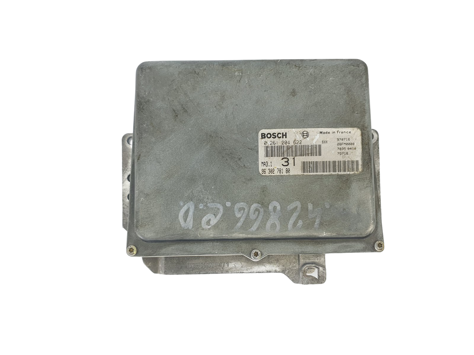 Control Unit 0261204622 9630278180 26FM0000 MA3.1 PSA Bosch 38327 main product photo