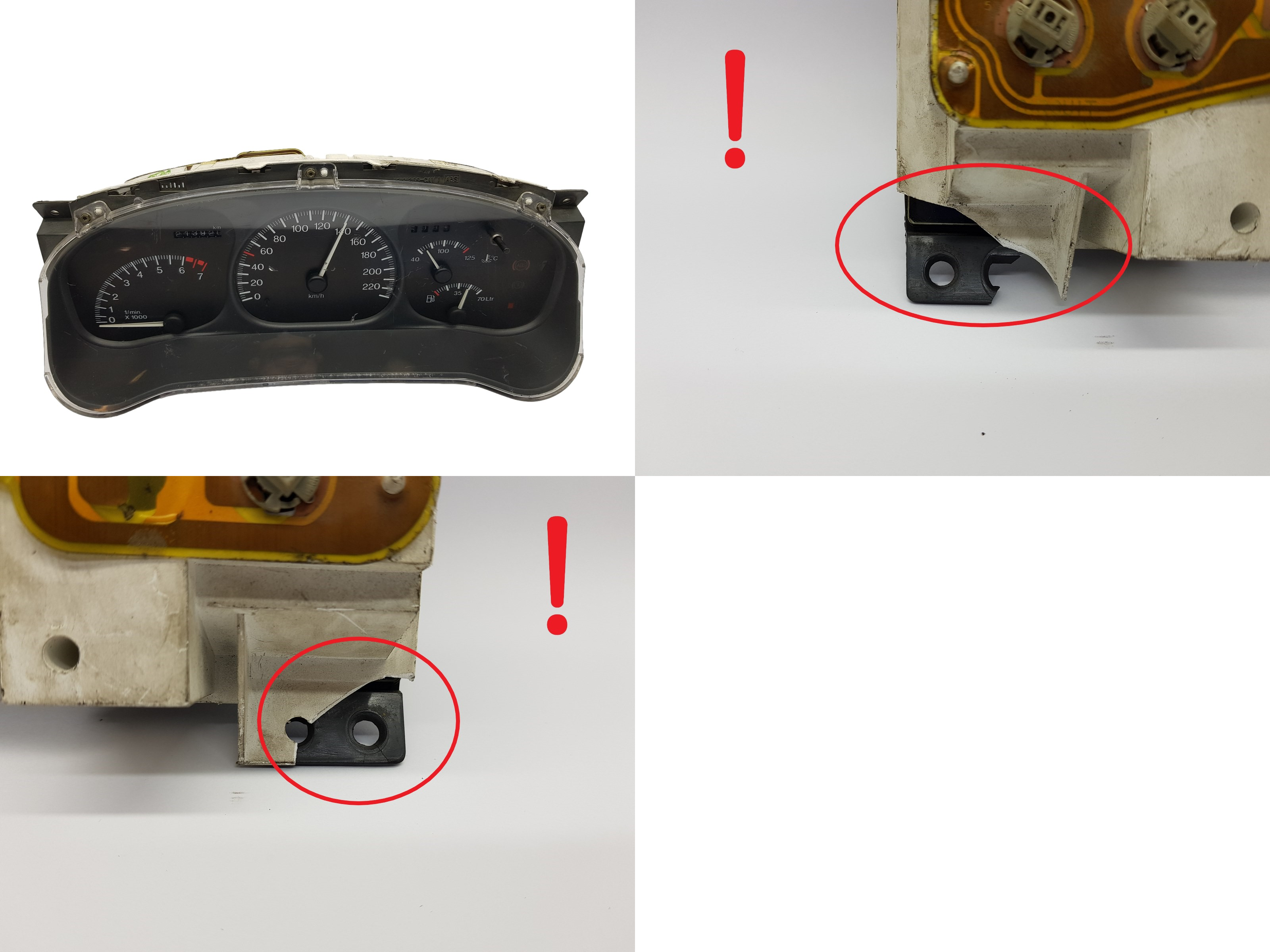 Speedometer/Instrument Cluster Opel Sintra 16249329 16249329F 2036 main product photo