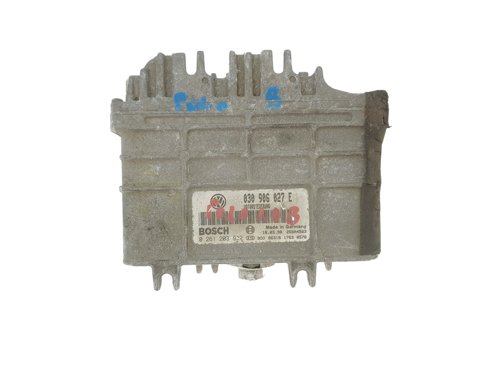 Control Unit VW 030906027E 0261203932 Bosch 36870 main product photo