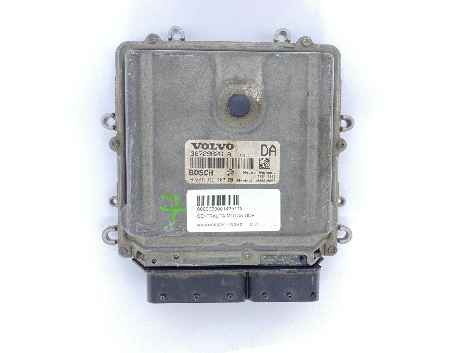 Control Unit Volvo 30729826A 0281012103 Bosch 59486 main product photo