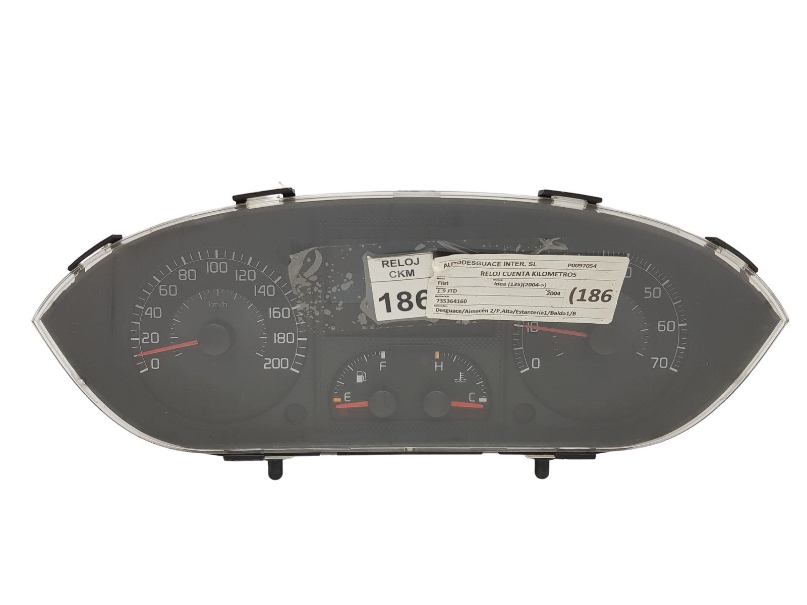 Speedometer/Instrument Cluster Fiat Idea 735364160 503000680000 28408 main product photo