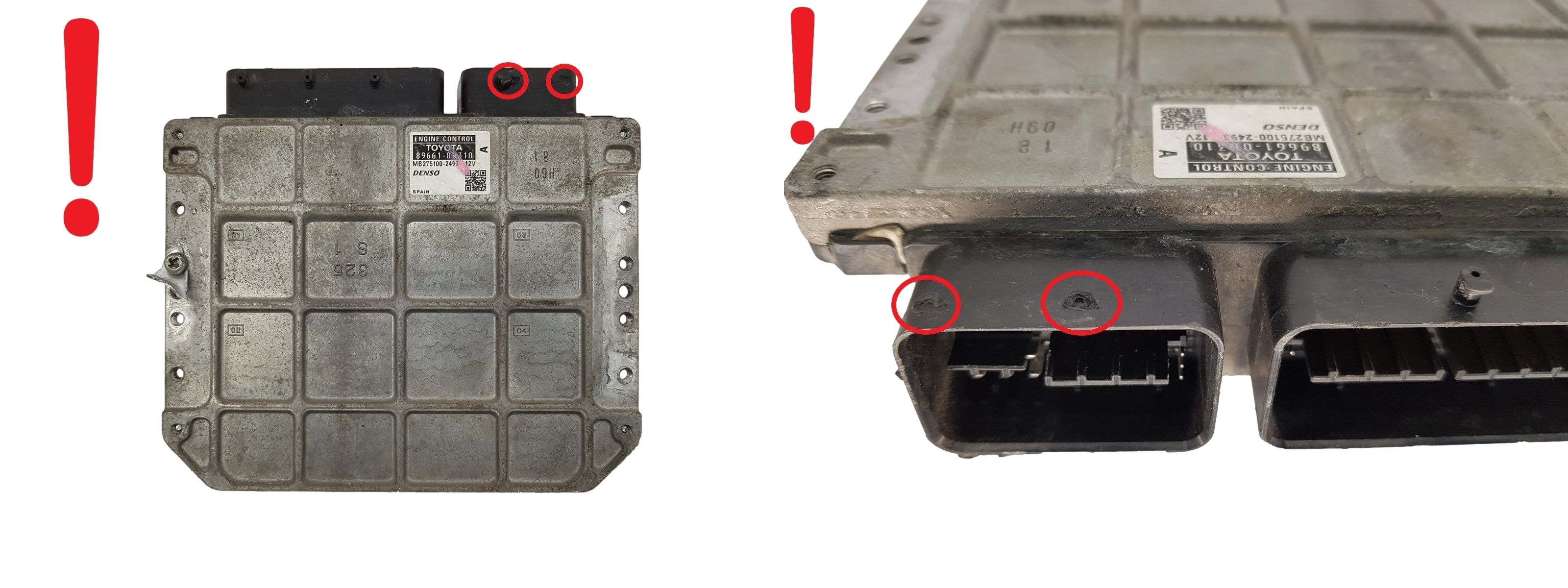 Control Unit 89661-0D310 MB275100-2493 Toyota Denso 3359 main product photo