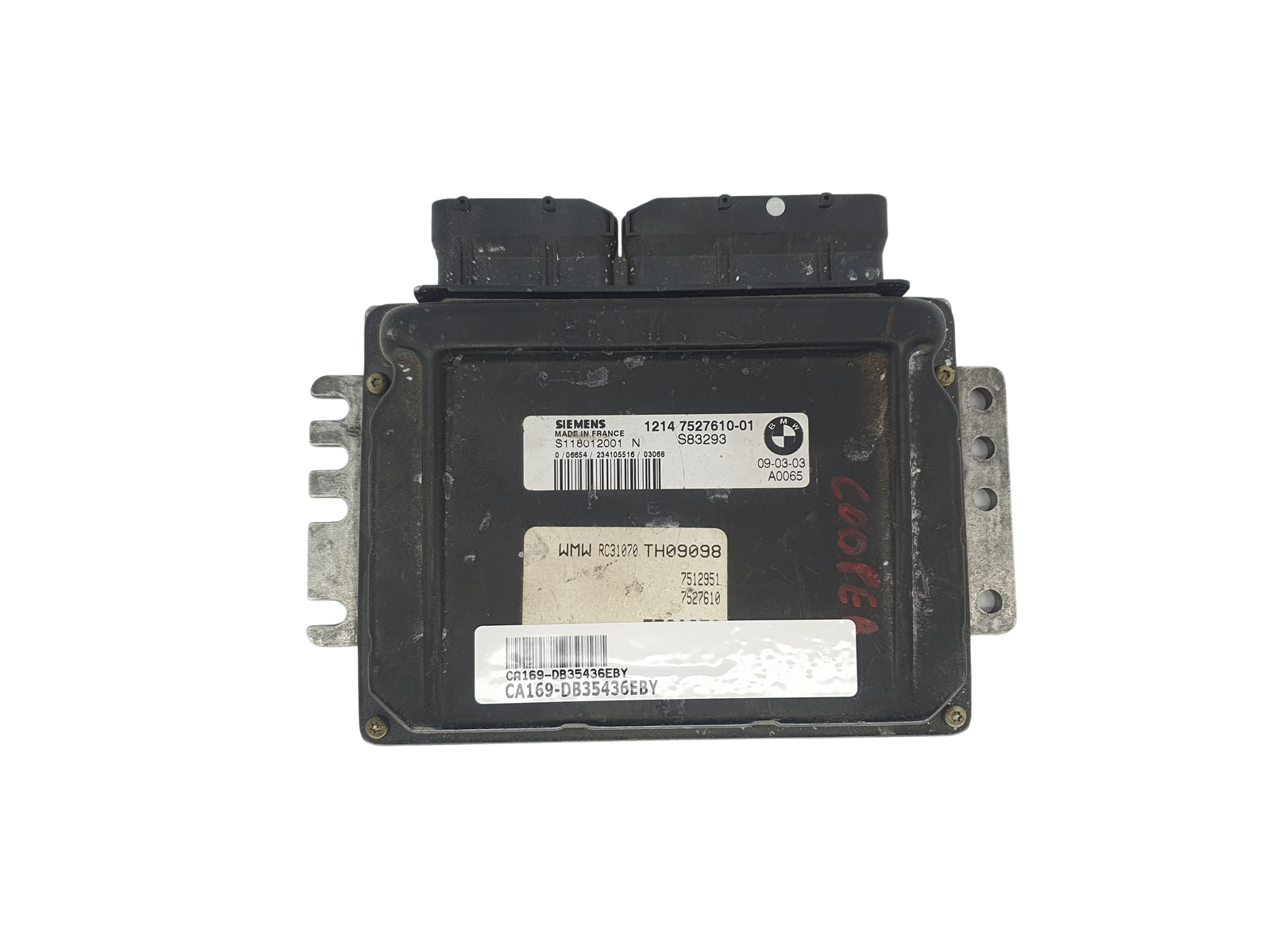 Control Unit Mini 1214 7527610-01 S118012001N Siemens 35436 main product photo