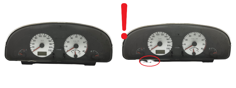 Speedometer/Instrument Cluster Citroen Xsara 9648818180 D 00 58017 main product photo
