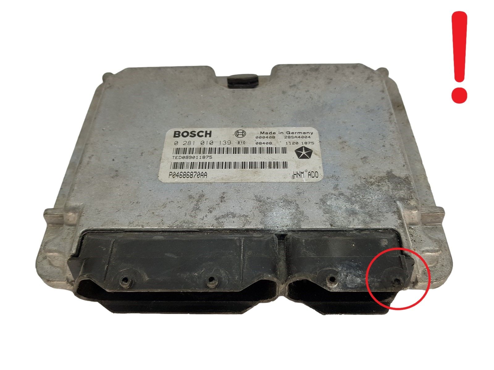 Control Unit P04686870AA 0281010139 Chrysler Bosch 15301 main product photo
