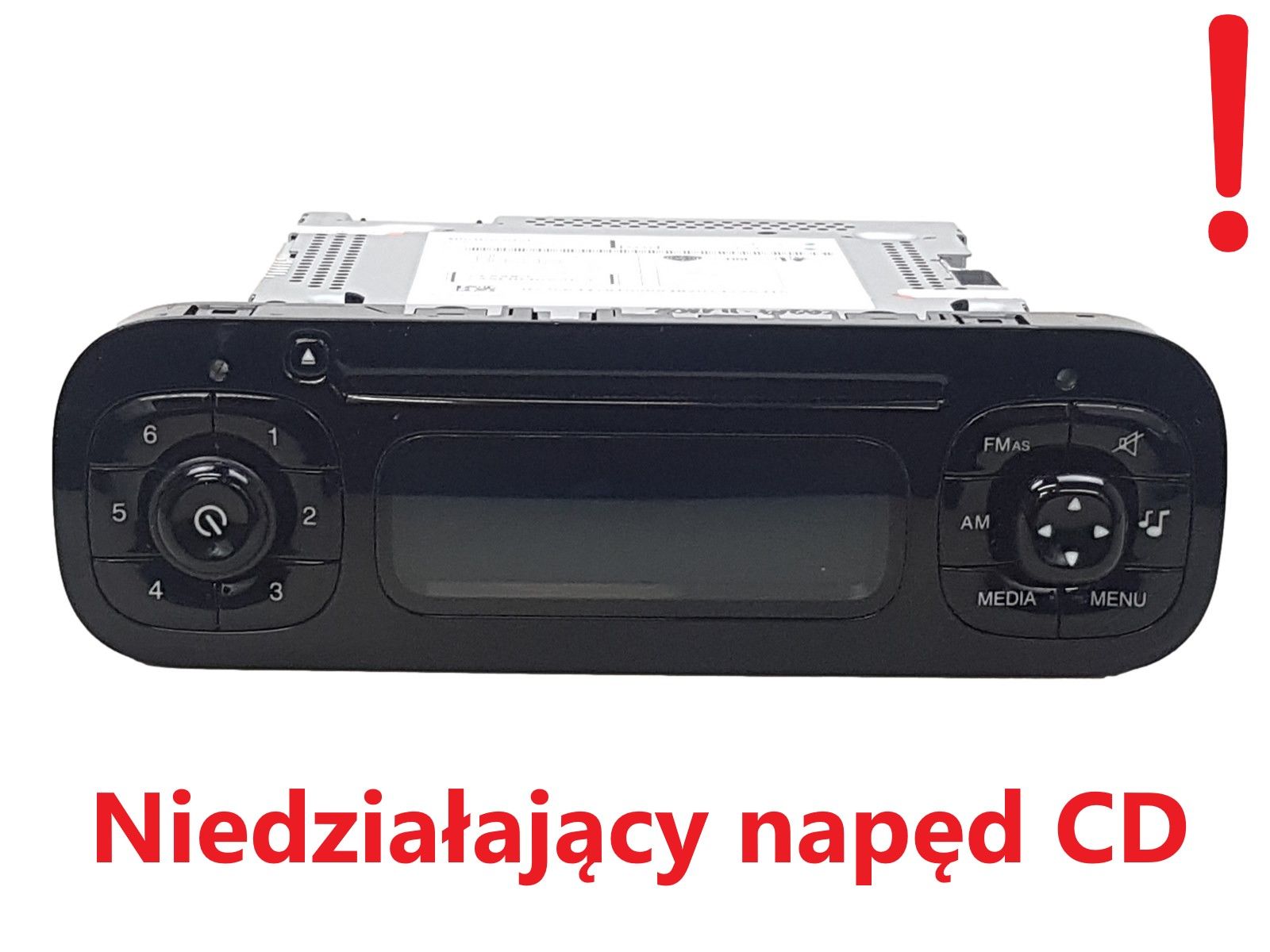 Radio Cd Mp3 Player Fiat Panda 07356347910 735634791 NA CZĘŚCI main product photo