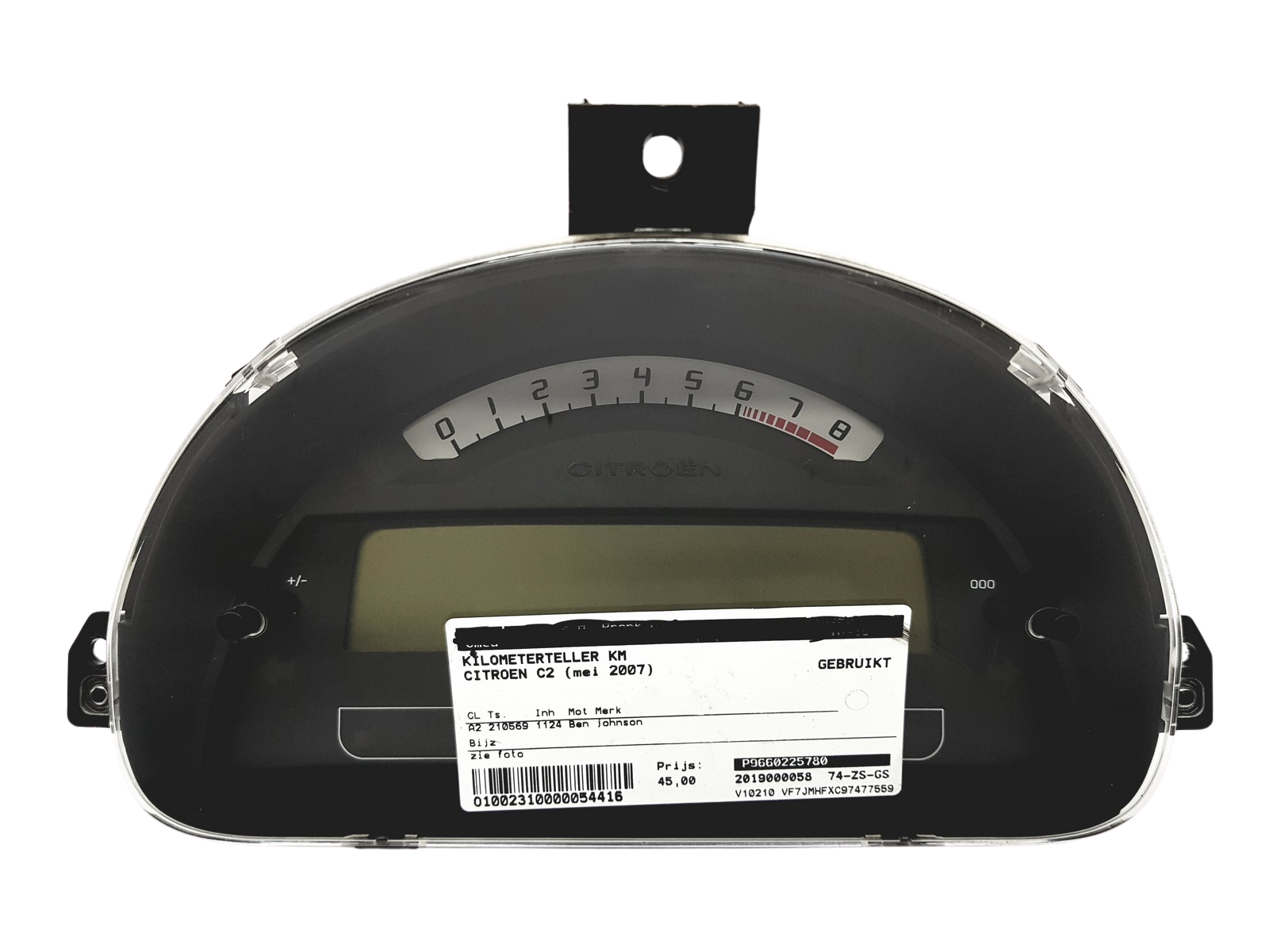 Speedometer/Instrument Cluster Citroen C2 C3 9660225780 D 02 32384 main product photo