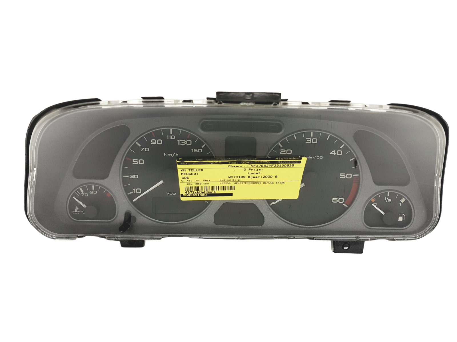Speedometer/Instrument Cluster Peugeot 306 9642491480 110008808180 46131 main product photo