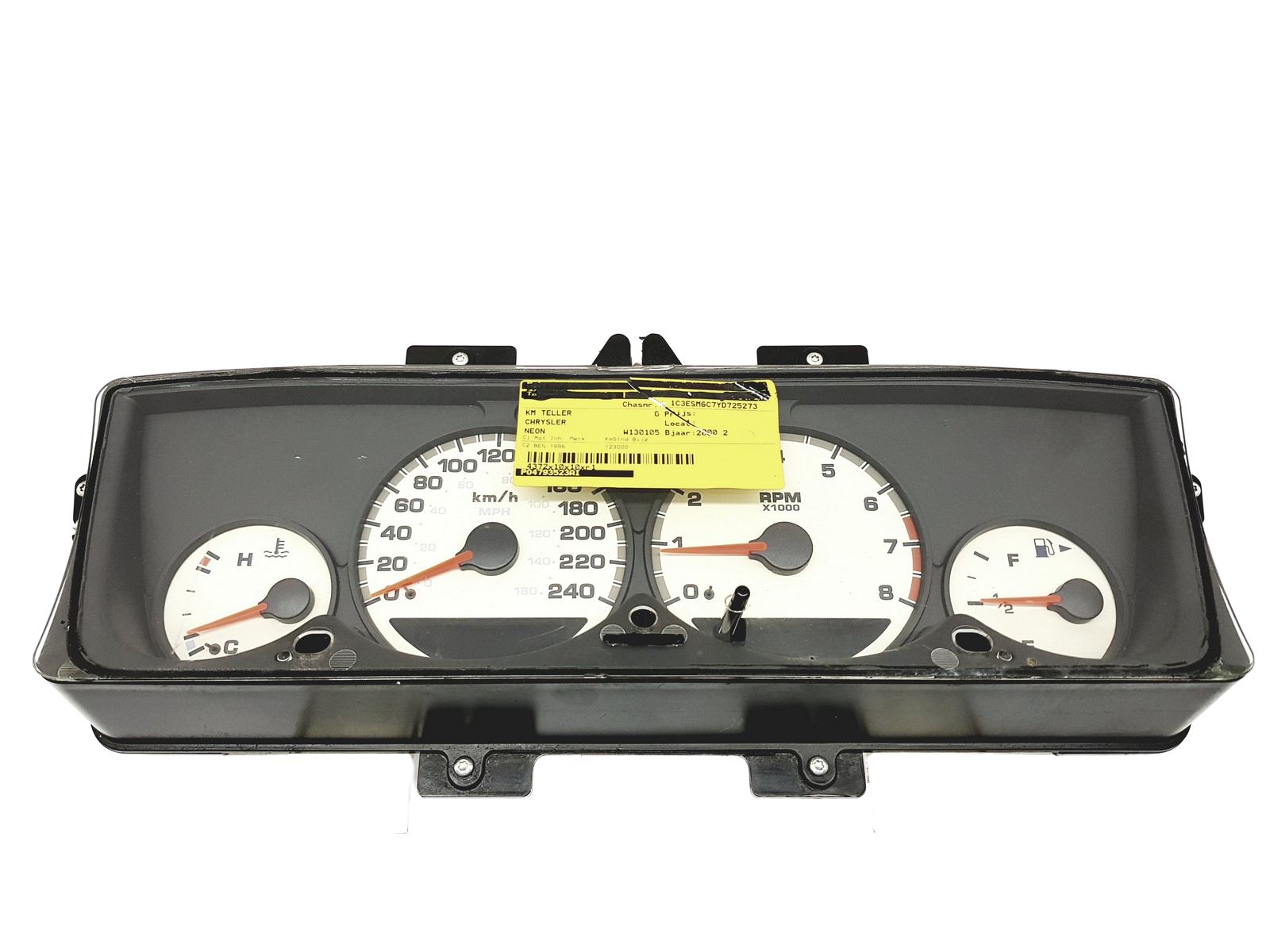 Speedometer/Instrument Cluster Chrysler Neon P04793523AI main product photo