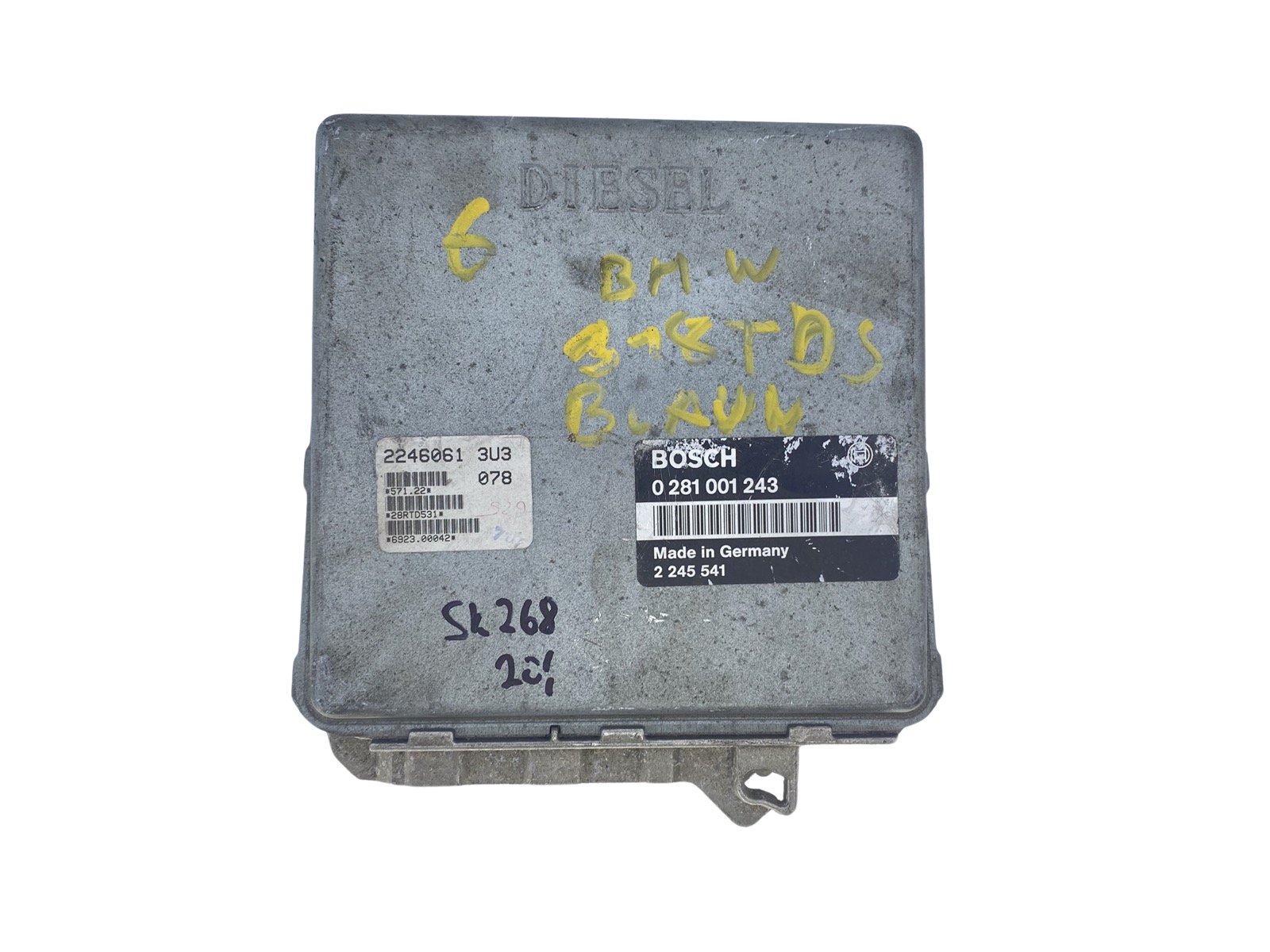 Control Unit BMW 2245541 0281001243 2246061 3U3 Bosch 54410 main product photo