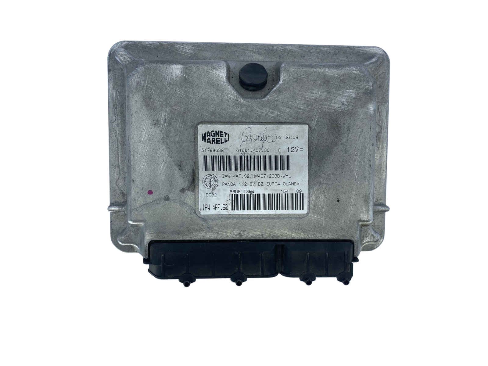 Control Unit IAW4AF.S2 51798638 61601.407.00 Fiat Magneti Marelli 49044 main product photo