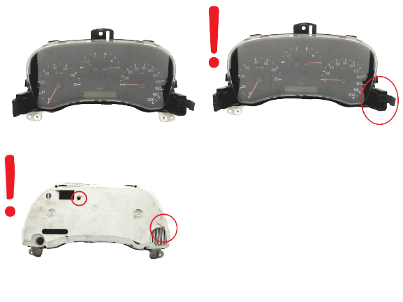 Speedometer/Instrument Cluster Fiat Punto 46812961 503000341000 56057 main product photo