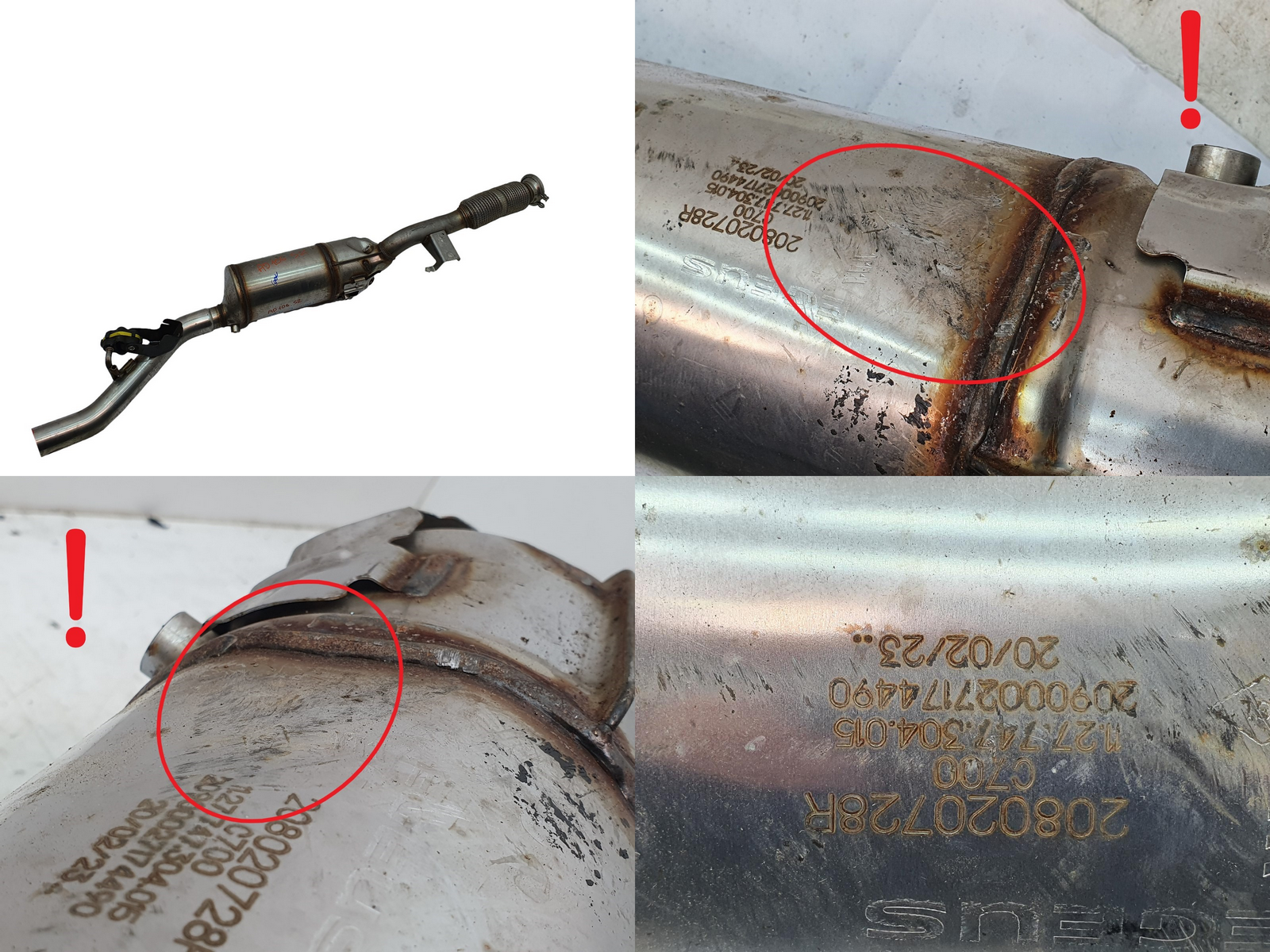 Catalytic Converter 208020728R 2.0 dci Renault Trafic 3 0km main product photo
