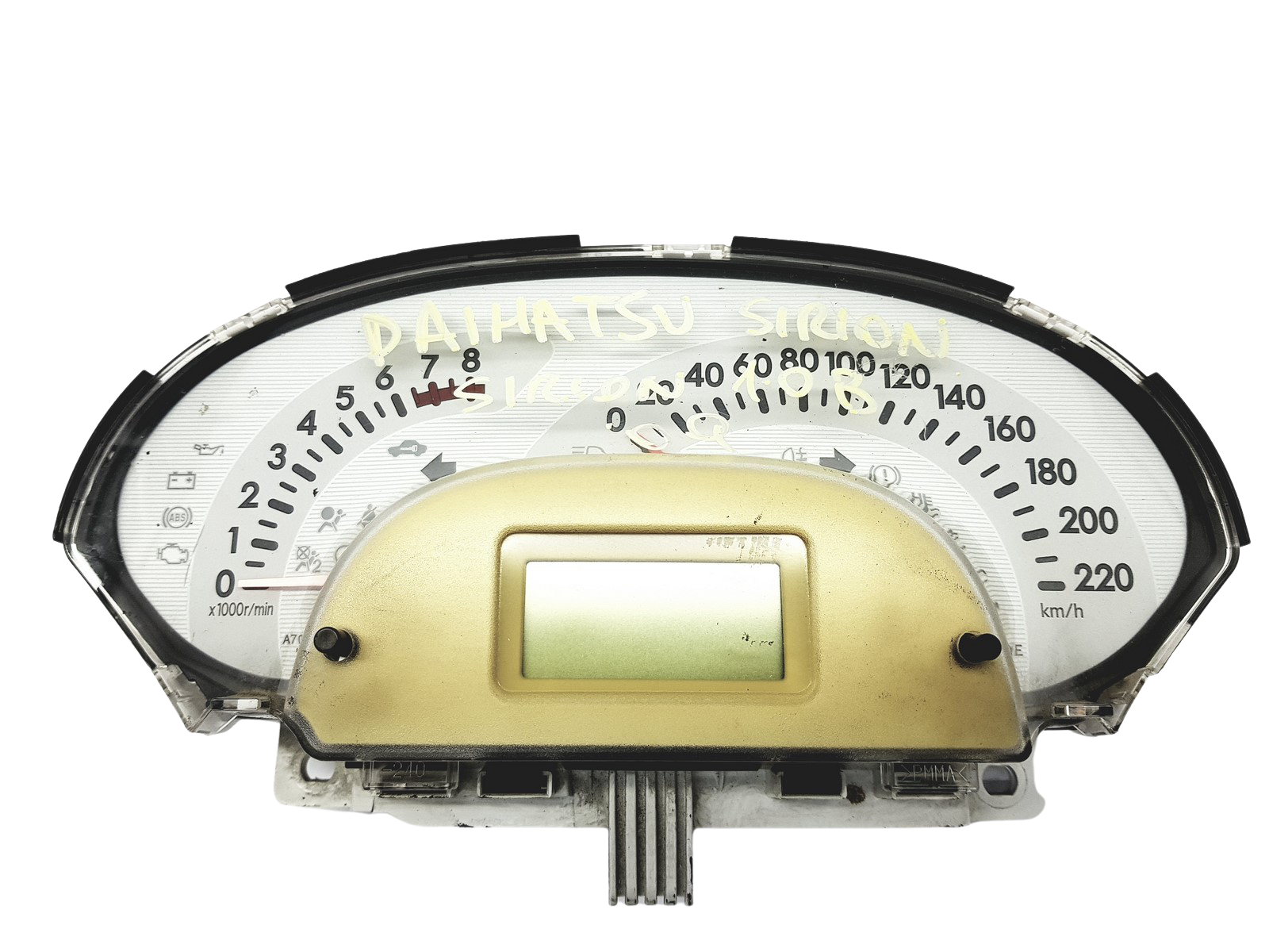 Speedometer/Instrument Cluster Daihatsu Sirion 769166-520 769166520 50488 main product photo