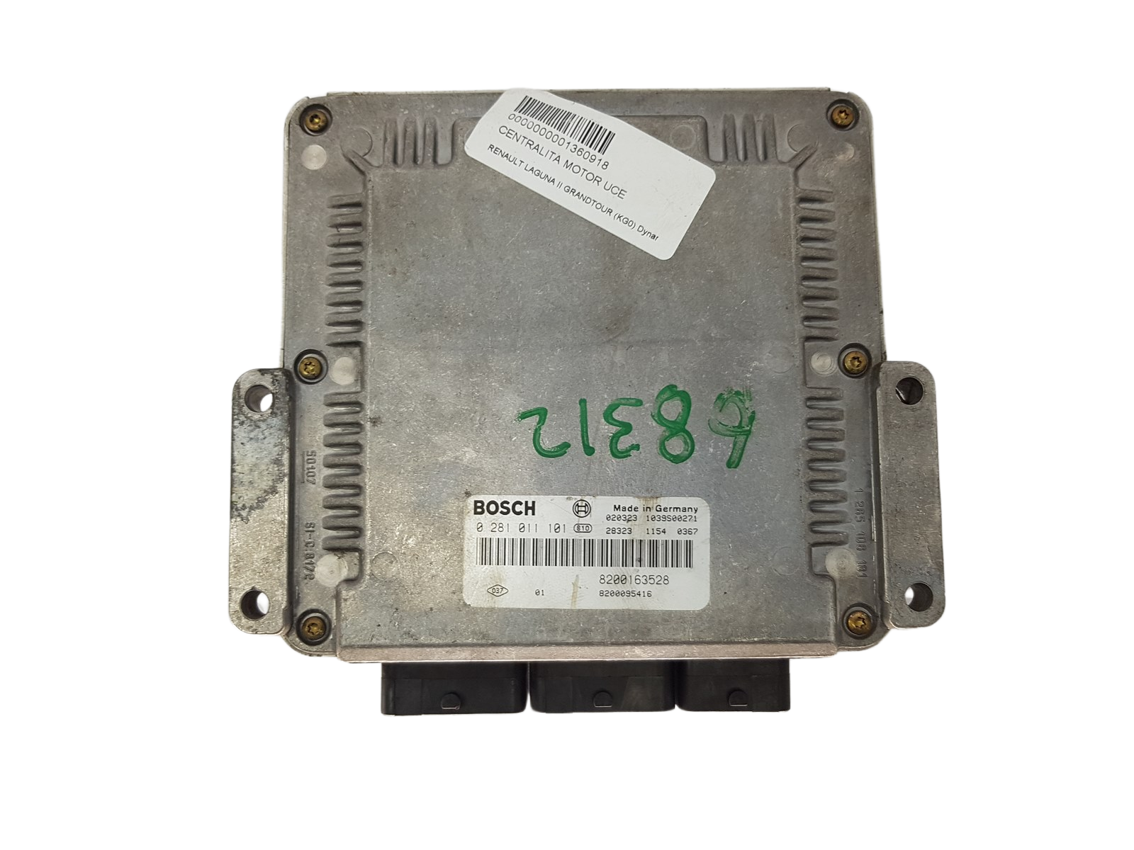 Control Unit 0281011101 8200163528 8200095416 Renault Bosch 3657 main product photo