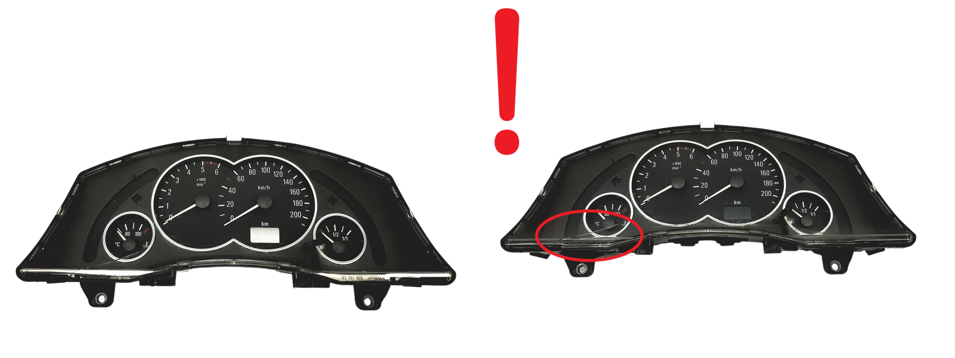 Speedometer/Instrument Cluster Opel Meriva A 13140265MN 110080162014 59076 main product photo