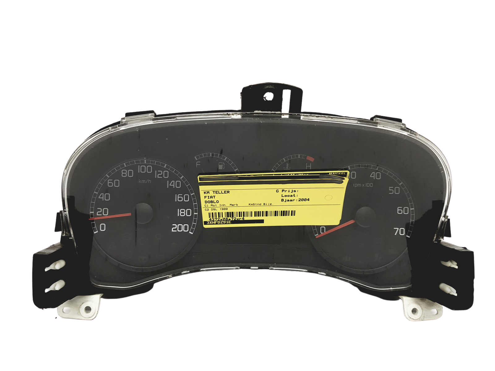 Speedometer/Instrument Cluster Fiat Panda Doblo 51727189 30309 main product photo