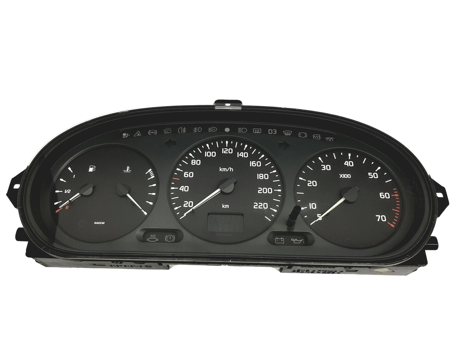 Speedometer/Instrument Cluster Renault Megane 1 Scenic 1 7700847782 G 36971 main product photo