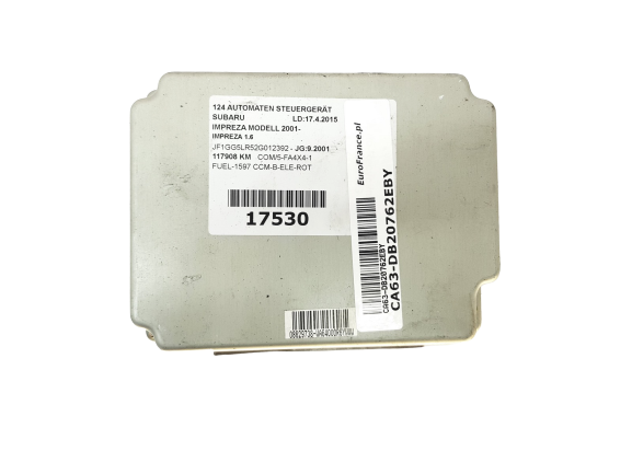 Control Unit AJ 31711 AG100 A64-000 R6Y Subaru Unisia main product photo