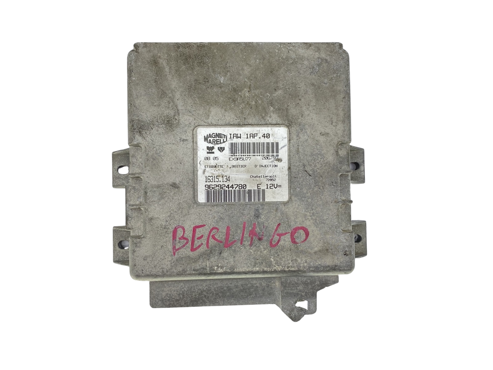 Control Unit 9629244780 IAW1AP.40 16315.134 PSA Magneti Marelli 55232 main product photo