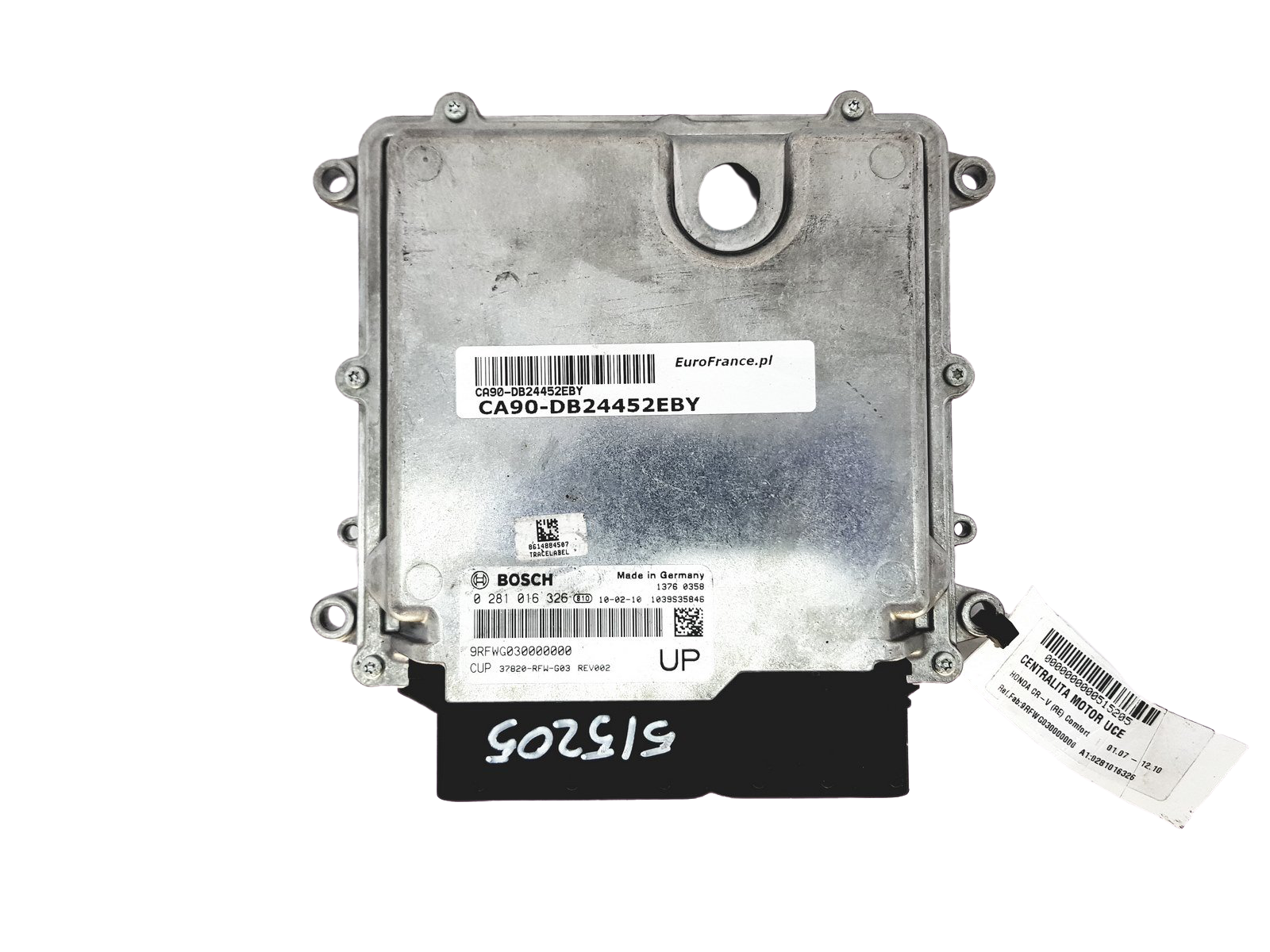 Control Unit 0281016326 37820-RFW-G03 Honda Bosch main product photo