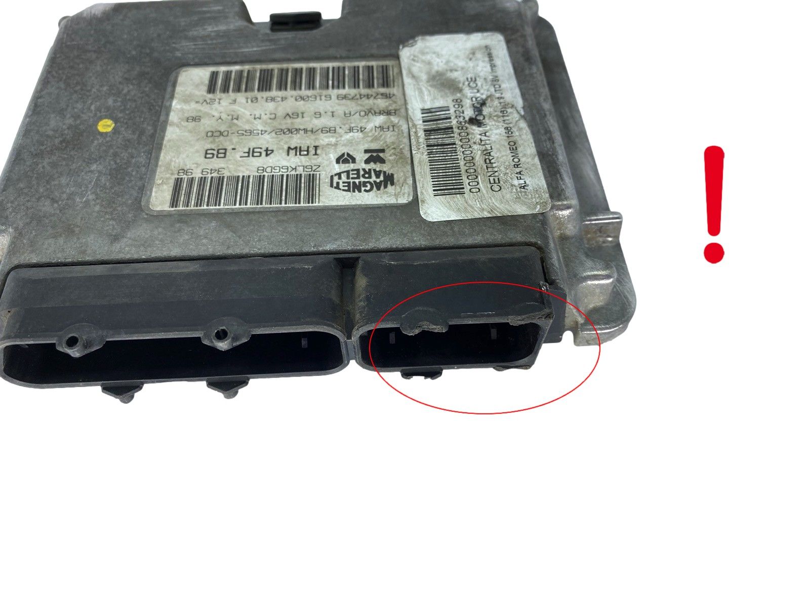 Control Unit IAW49F.B9 46744739 61600.438.01 Fiat Magneti Marelli 63958 main product photo