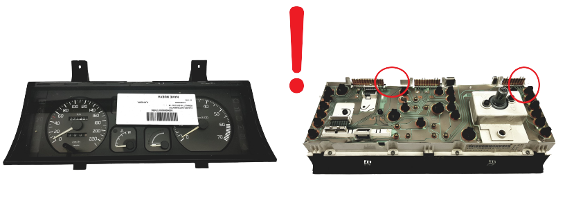 Speedometer/Instrument Cluster Renault 19 7700839928 H 21577733-7 55538 main product photo
