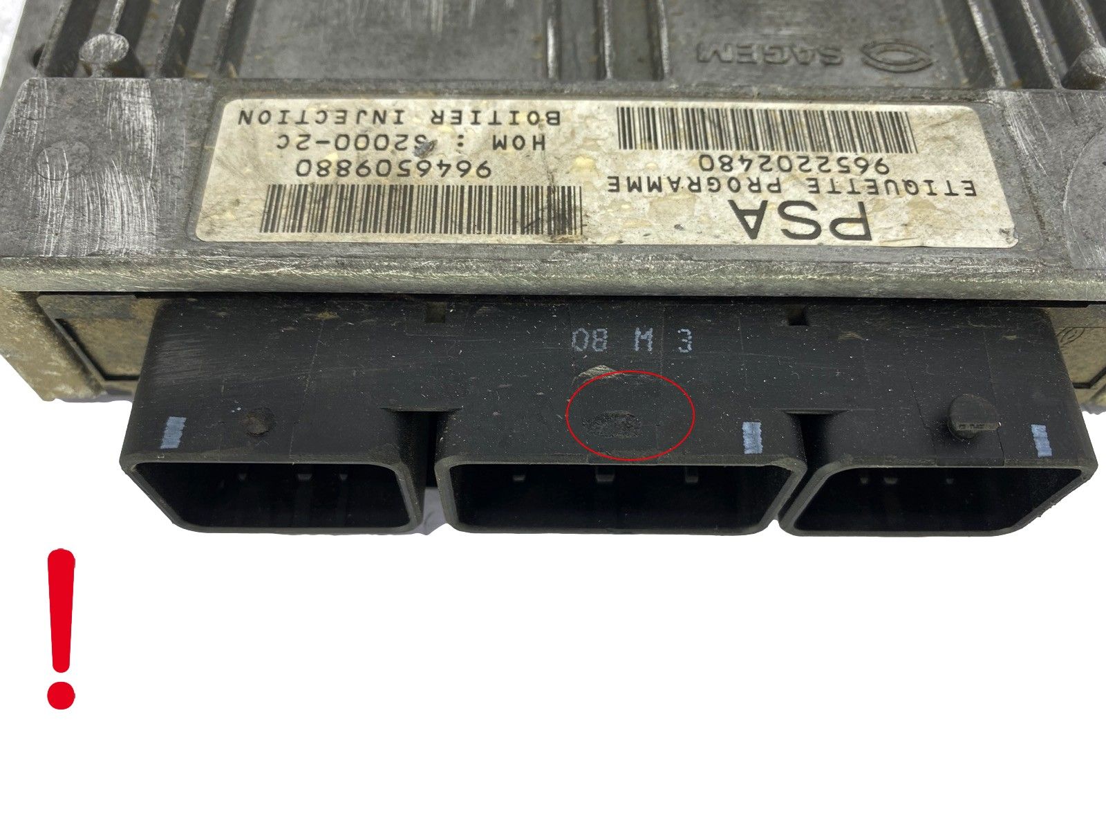 Control Unit 9652202480 9646509880 21584454-2 PSA Sagem 49705 main product photo