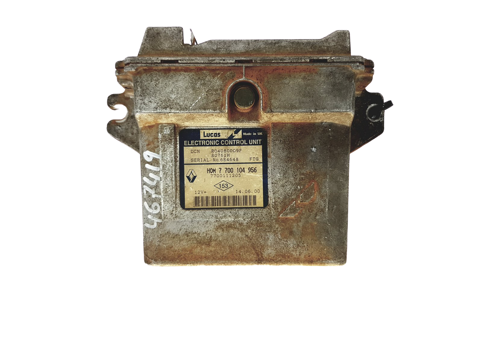 Control Unit 7700104956 7700111205 R04080009F Renault 24621 main product photo