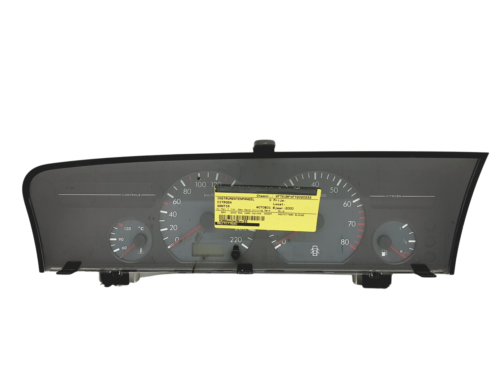 Speedometer/Instrument Cluster Citroen Xantia 21624319-5 Sagem 49680 main product photo