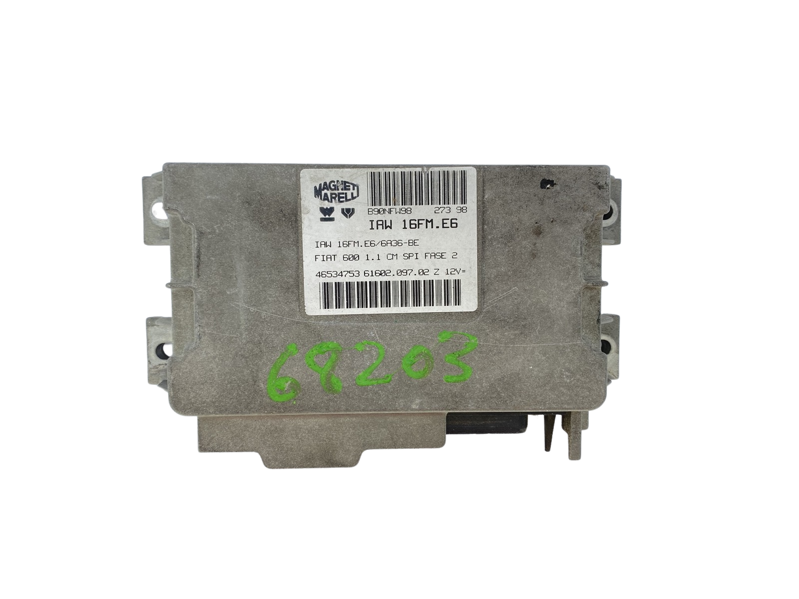 Control Unit IAW16FM.E6 46534753 61602.097.02 Fiat Magneti Marelli 60562 main product photo