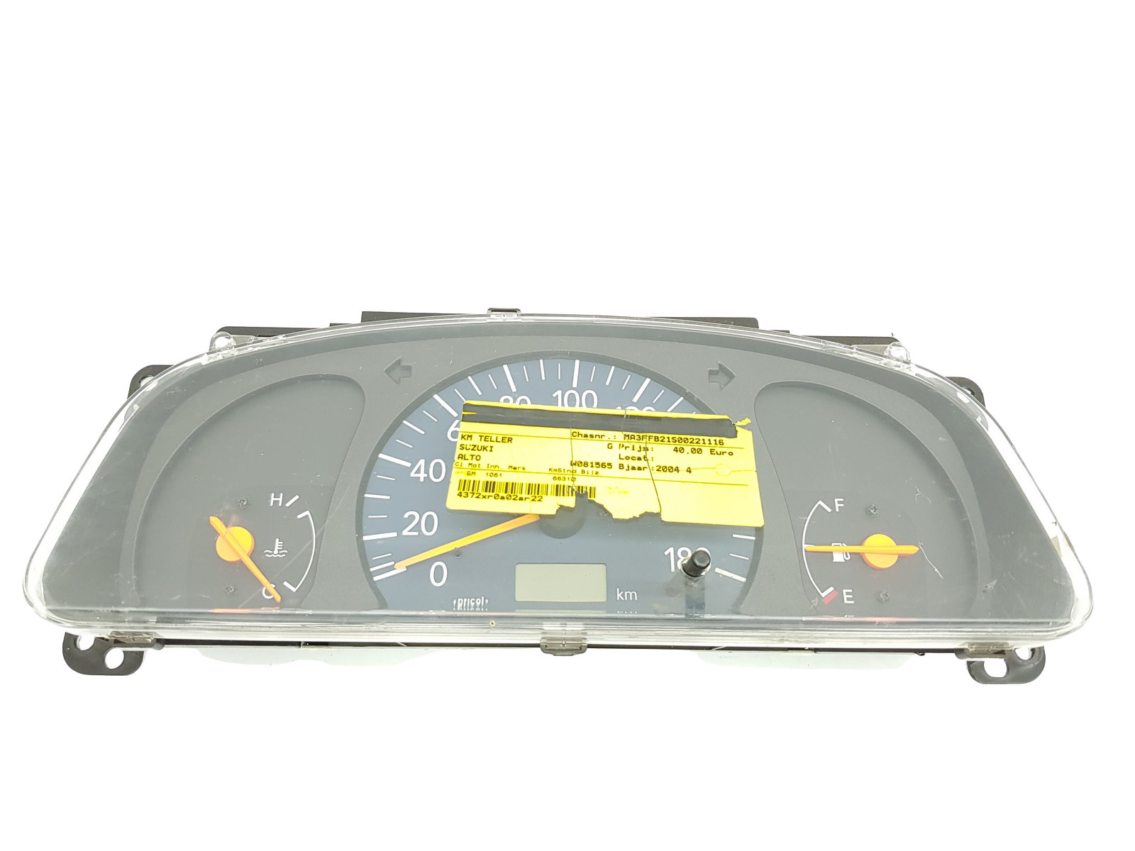 Speedometer/Instrument Cluster Suzuki Alto 34100M79F10 341007G9 25809 main product photo