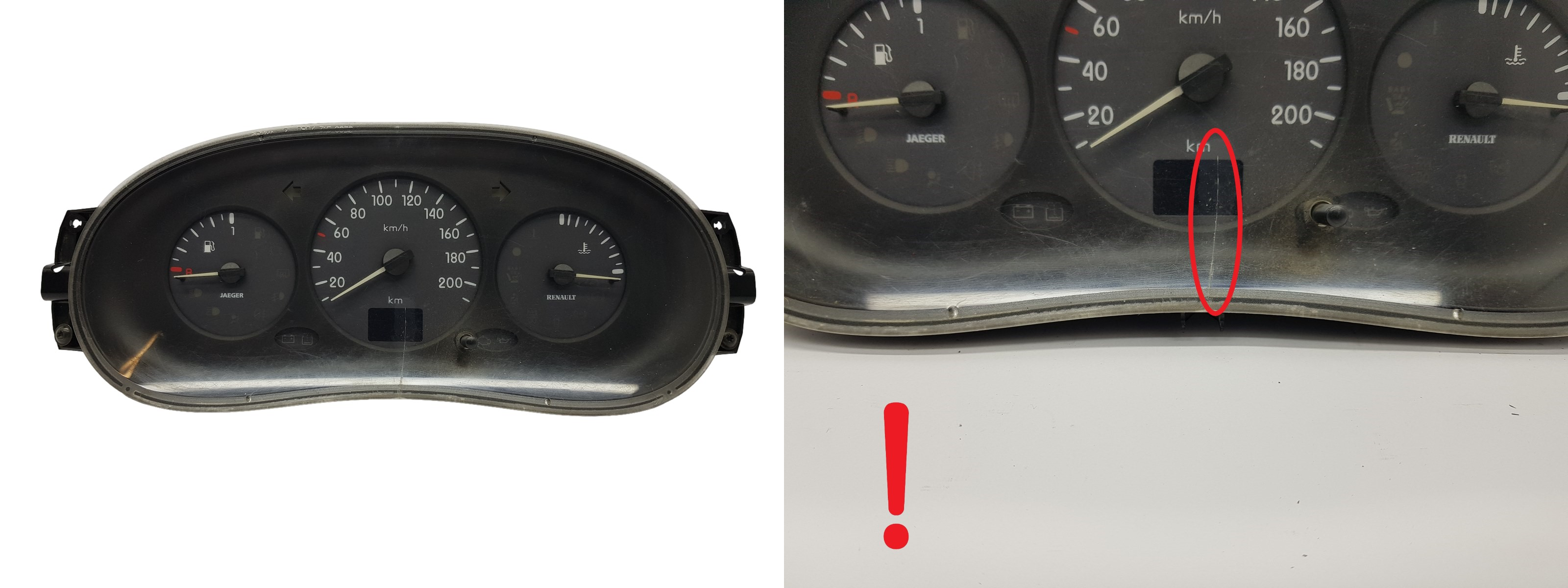 Speedometer/Instrument Cluster Renault Kangoo 1 8200133491 A 3694 main product photo