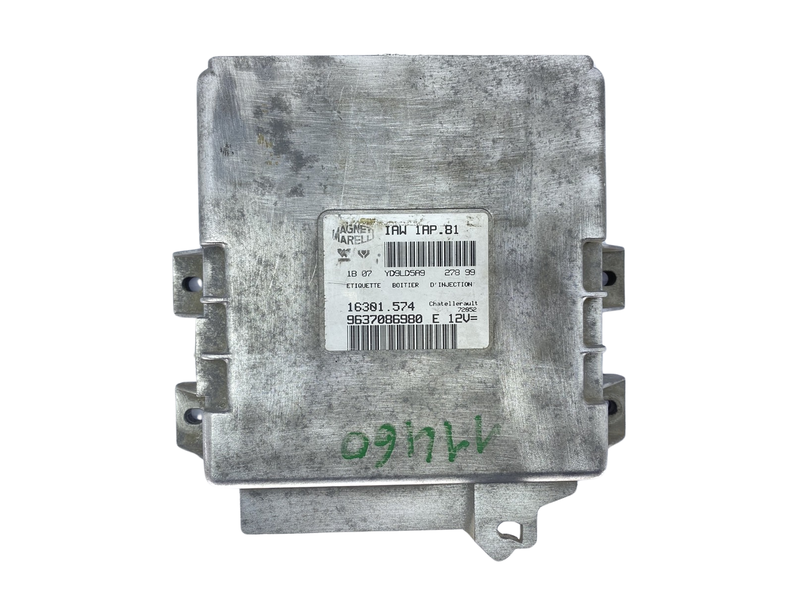 Control Unit 9637086980 16301.574 IAW1AP.81 PSA Magneti Marelli 63971 main product photo