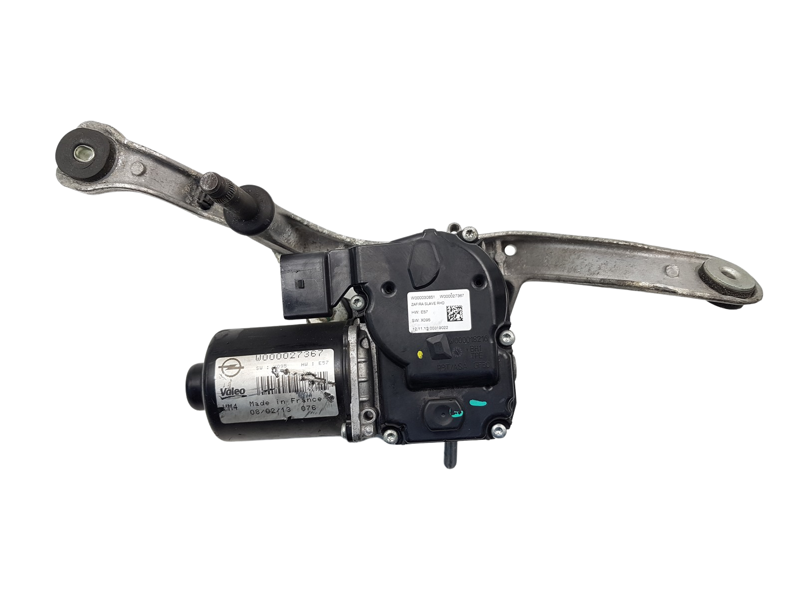 Wiper Motor Left Vauxhall Zafira C W000027367 W000030851 RHD main product photo