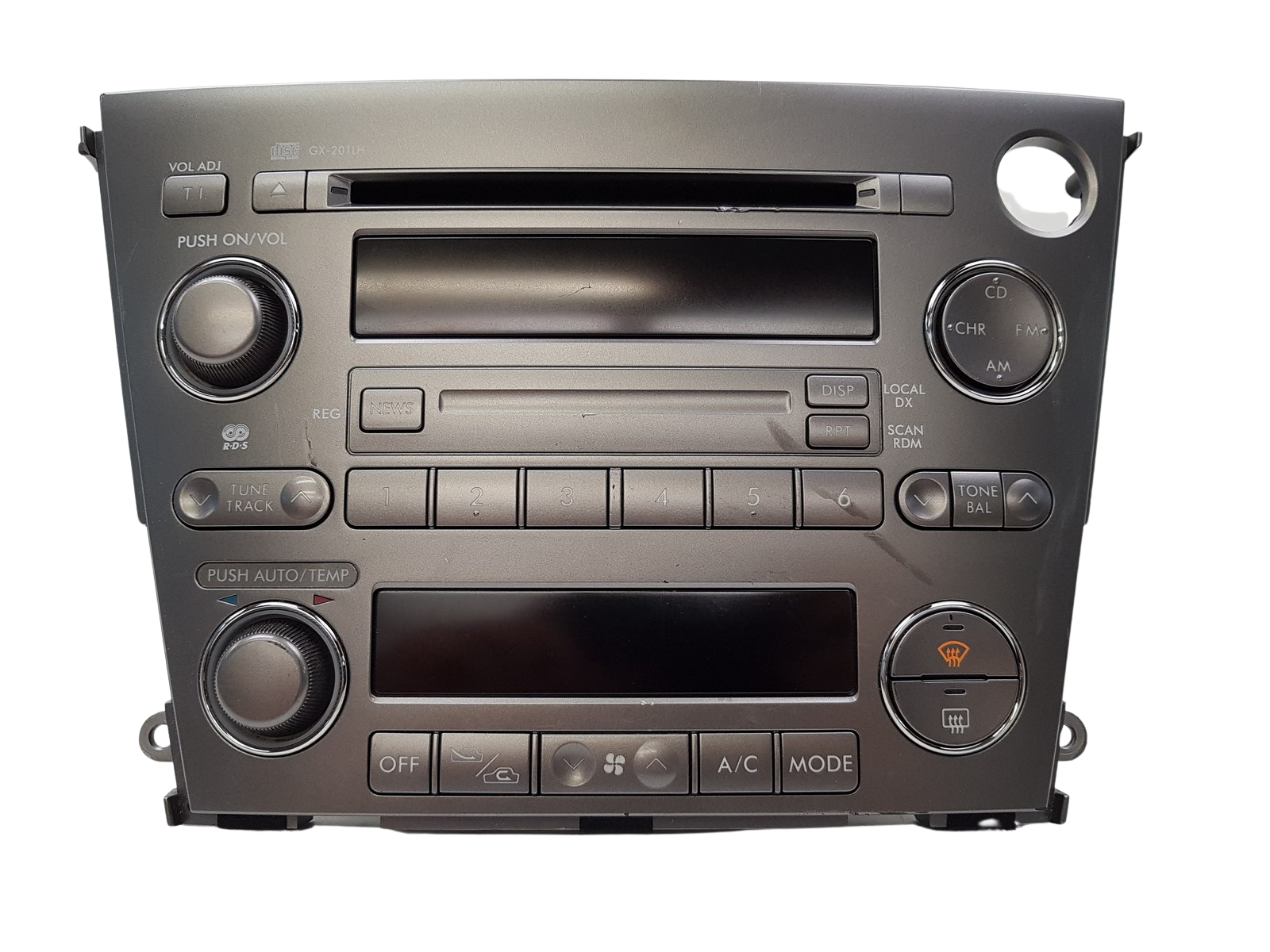 Radio CD Player Subaru GX-201LHF2 86201AG430 main product photo