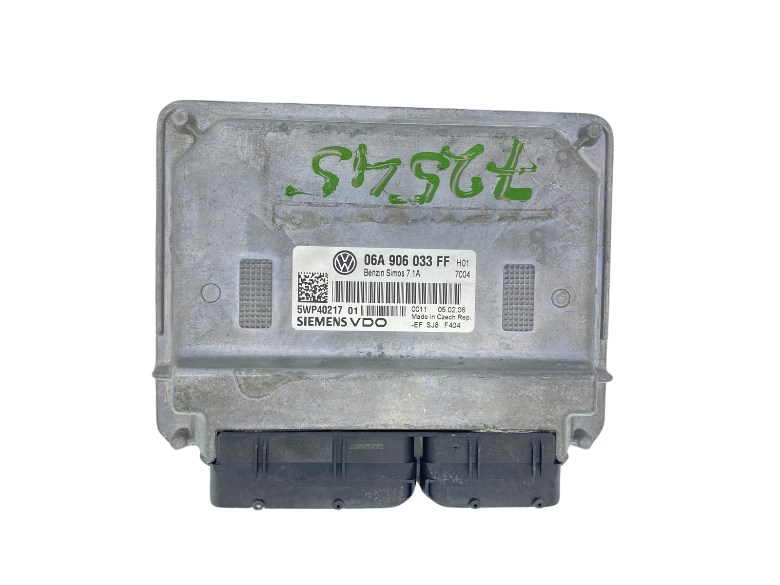 Control Unit 06A906033FF 5WP40217 01 VW Seat Siemens 63428 main product photo
