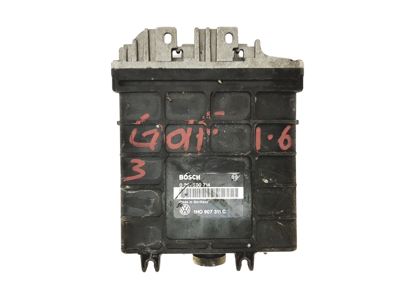 ECU Engine Control Unit 1HO907311C 0261200714 VW 24969 main product photo