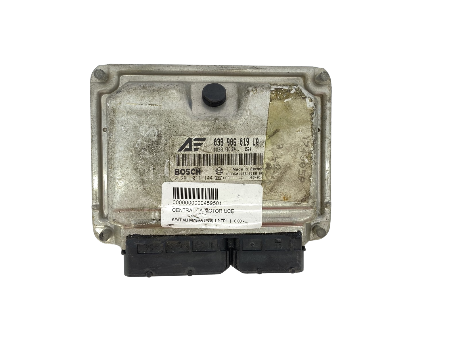 Control Unit Seat VW 038906019LQ 0281011144 Bosch 60580 main product photo