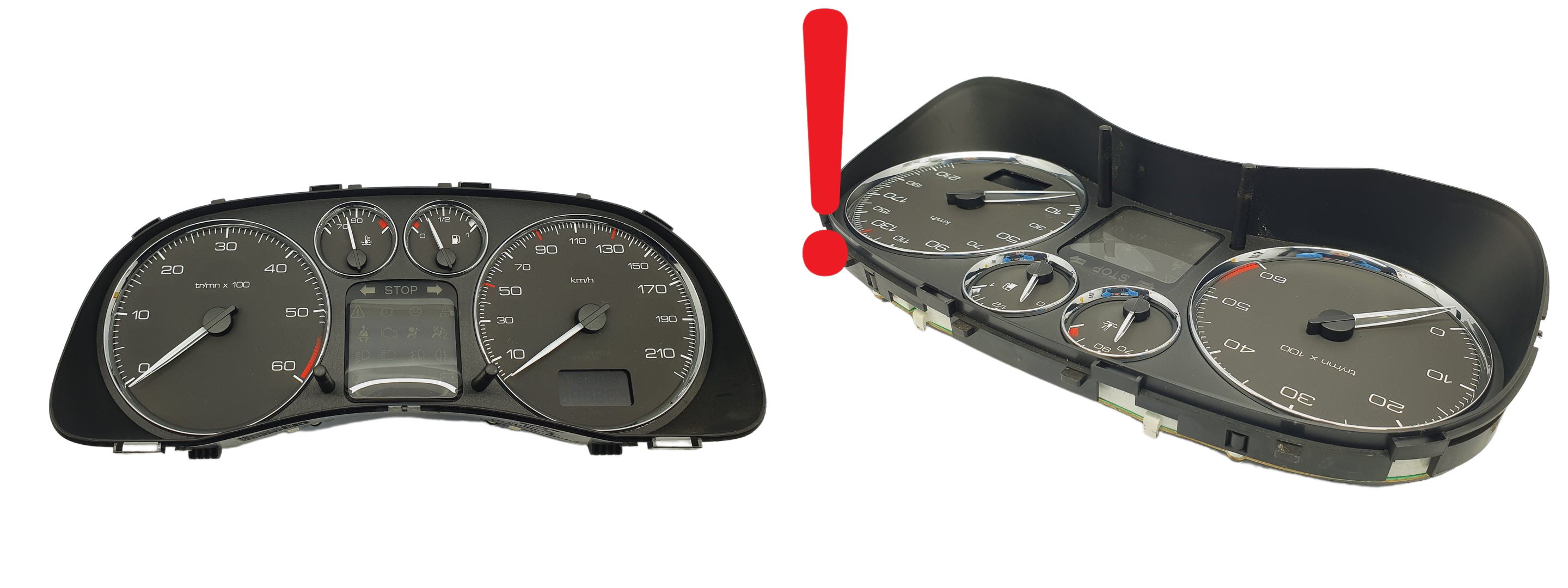 Speedometer/Instrument Cluster Peugeot 307 9654485280 A01 60958 main product photo
