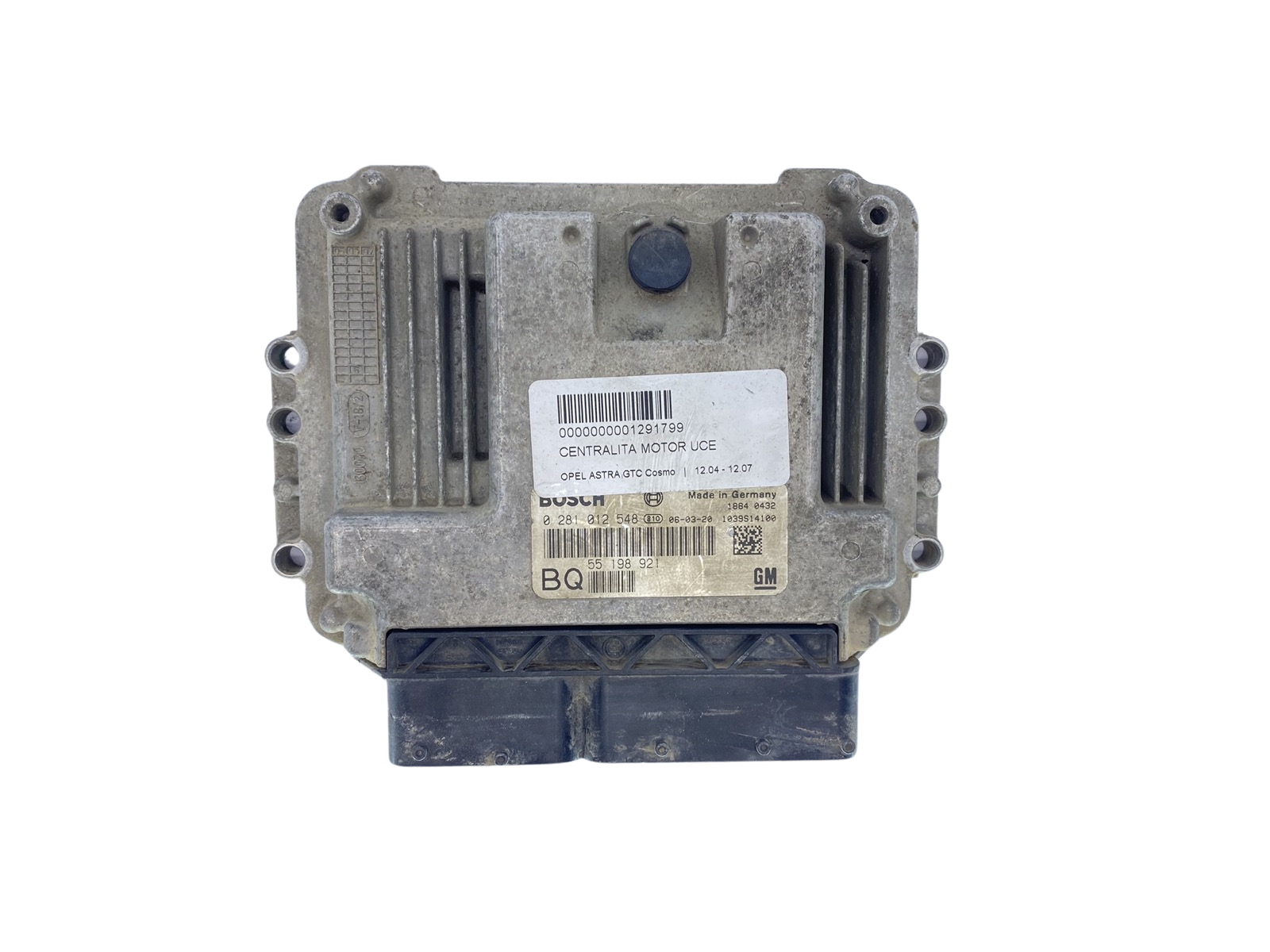 Control Unit Opel 55198921BQ 0281012548 Bosch GM 62492 main product photo