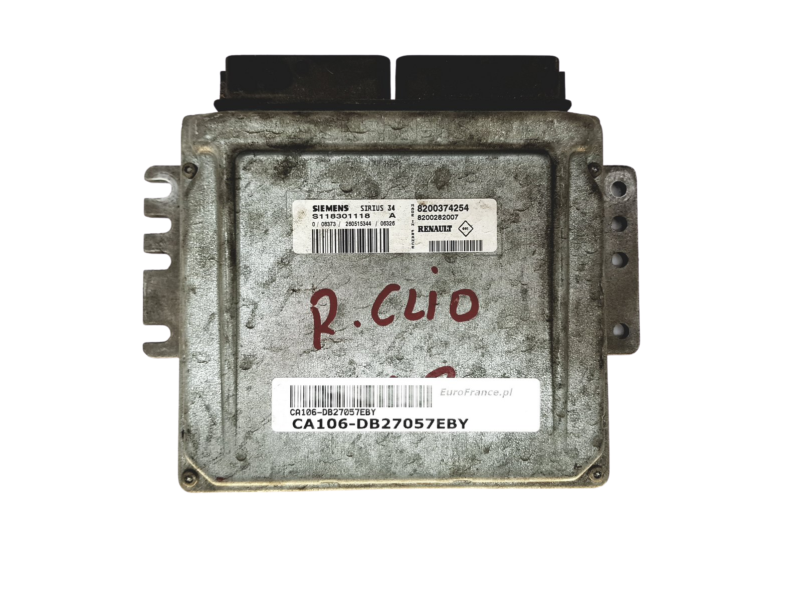 Control Unit S118301118A 8200374254 8200282007 Renault Siemens 27057 main product photo