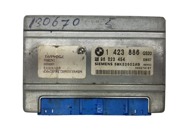 Gearbox Control Unit BMW 1423886 5WK33502AB GM Siemens 19368 main product photo