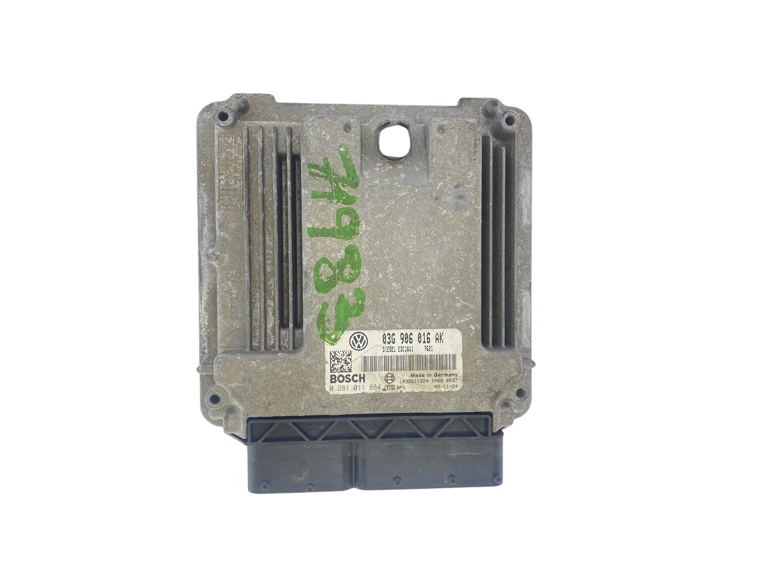 Control Unit 03G906016AK 0281011884 VW Seat Skoda Audi Bosch 60283 main product photo