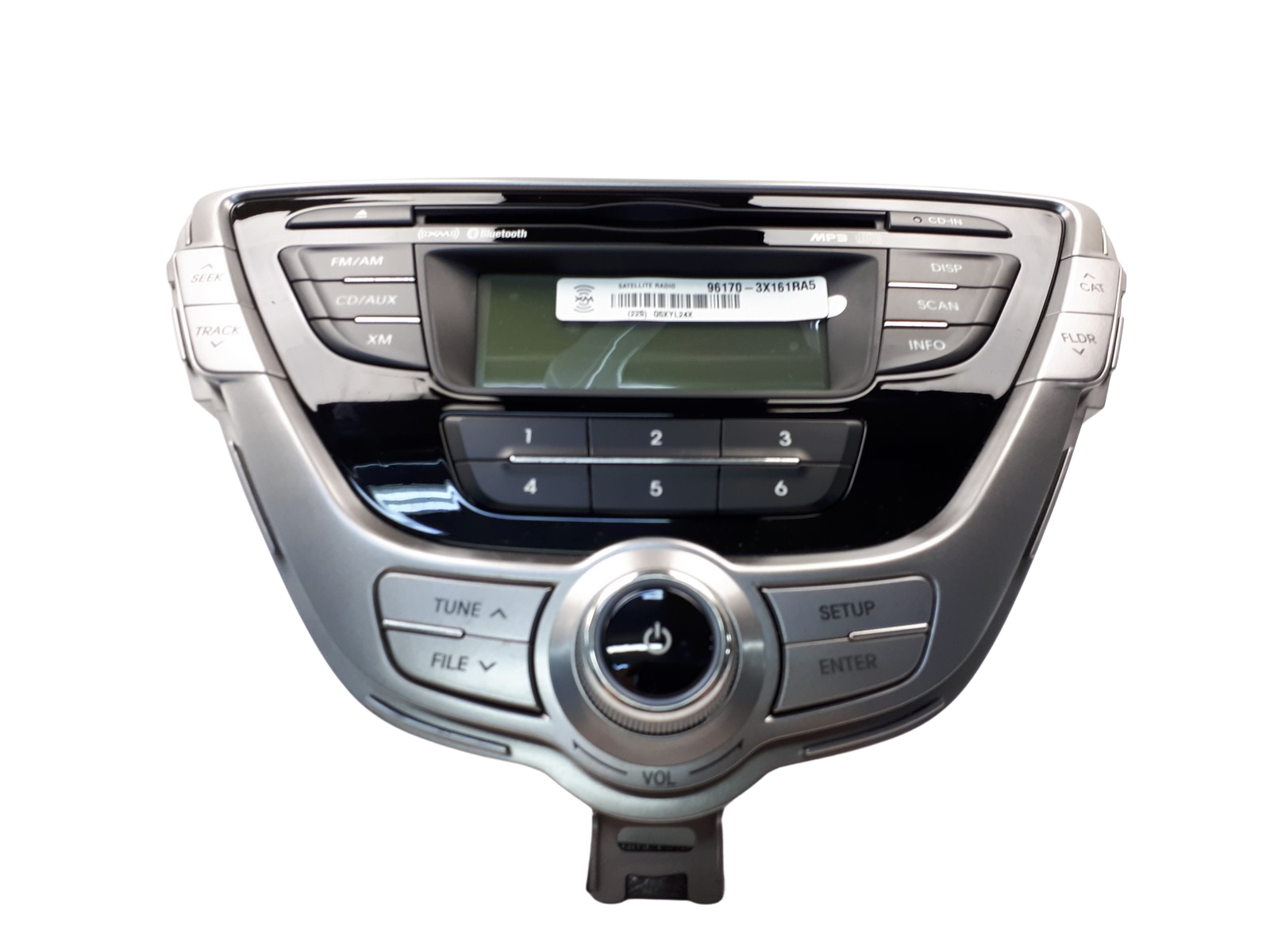 Radio Cd Mp3 Player BT Hyundai Elantra XM 96170-3X161RA5 1192 main product photo