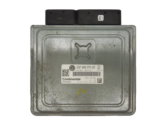 ECU Engine Control Unit VW 03F906070GF 5WP44822 Continental main product photo