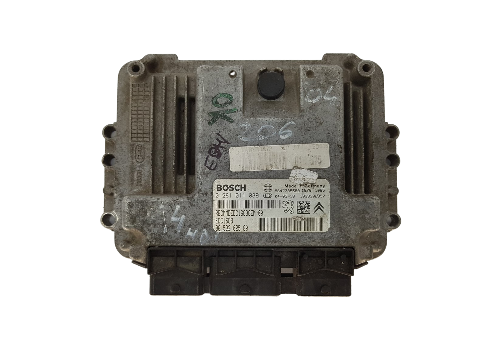 Control Unit PSA 0281011089 9653202580 9647785580 Bosch 16386 main product photo