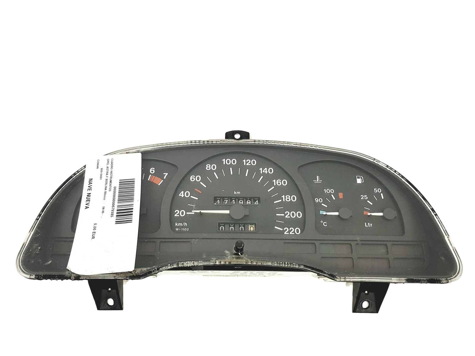 Speedometer/Instrument Cluster Opel Vectra Astra 88481659 90452694 50040 main product photo