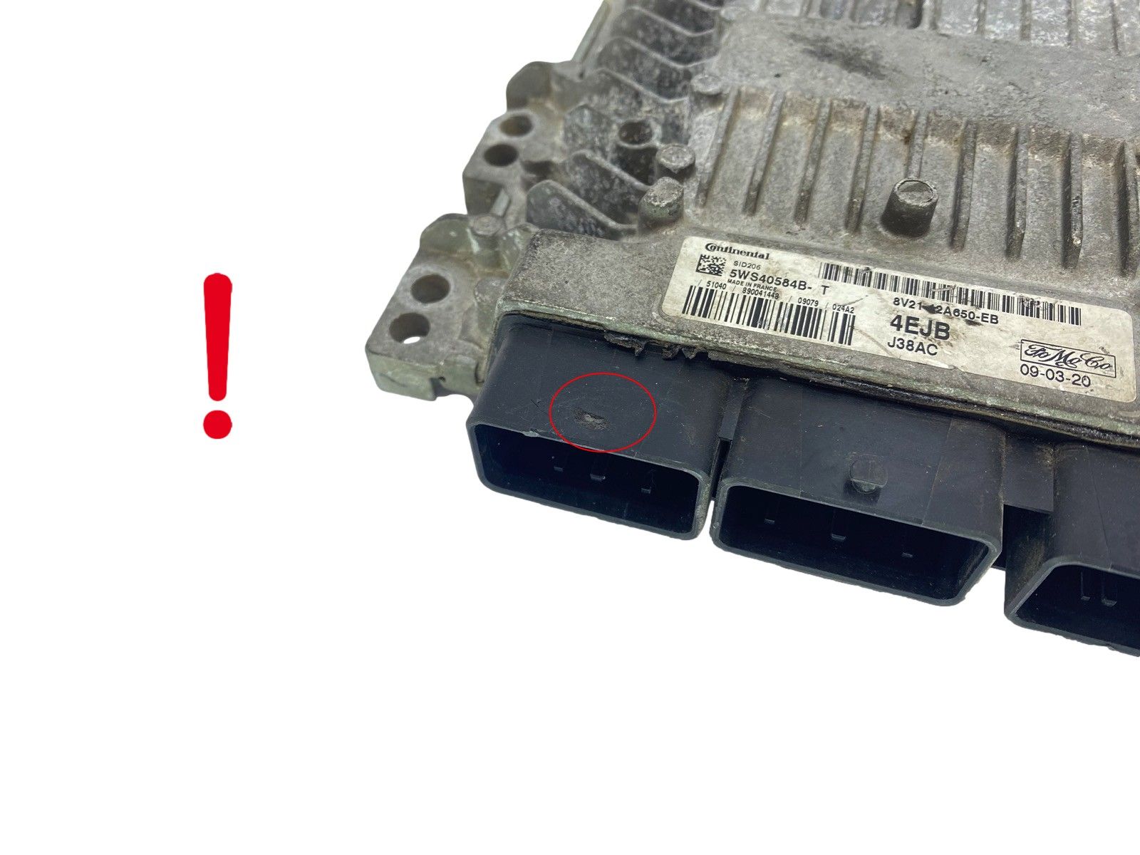 Control Unit 8V21-12A650-EB 5WS40584B-T Ford Continental 61837 main product photo